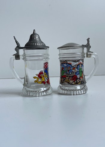 Alman Renkli Desenli Cam bardaklar - Görsel 3