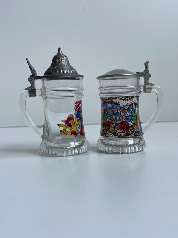 Alman Renkli Desenli Cam bardaklar - Görsel 3