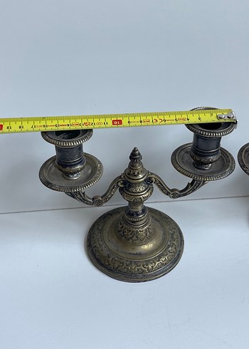 Fransız Koleksiyonluk Bronz şamdanlar - Görsel 4