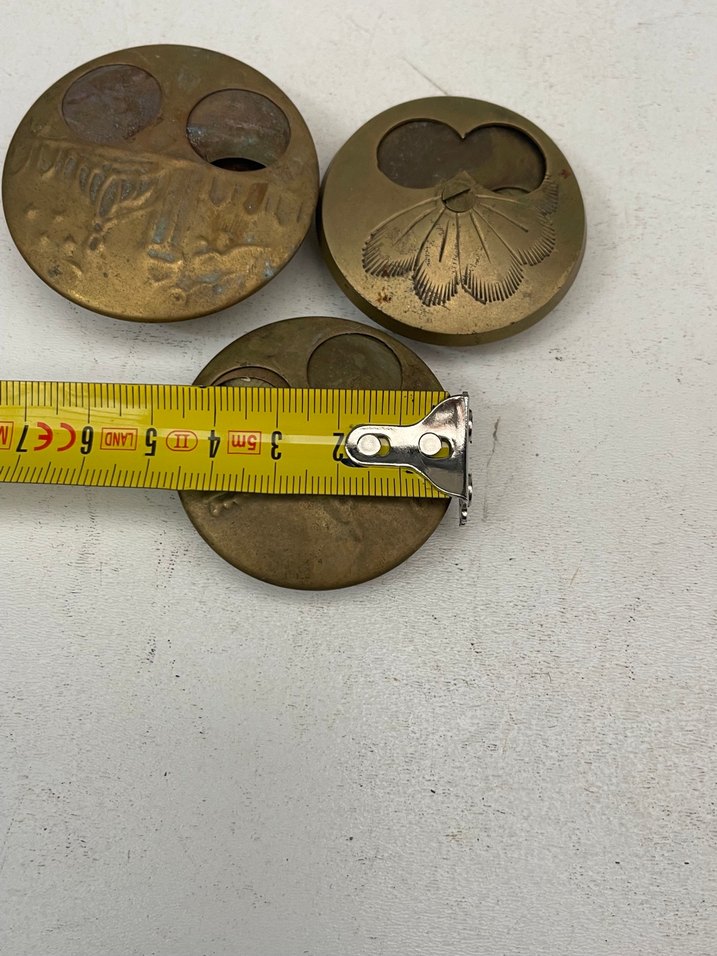 PİRİNÇ 3  ADET ANTİKA HACI MİSİ KOKU KUTULARI - Görsel 5