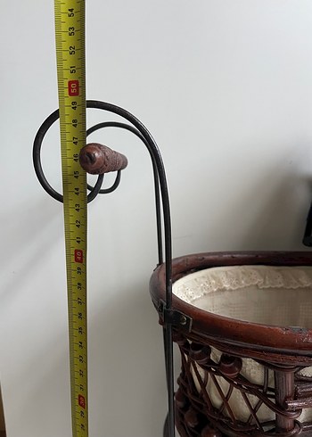 Koyu Kahverengi Ahşap Bebek Arabası - Görsel 8