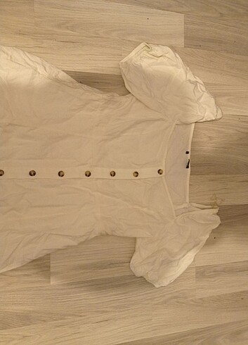 42 Beden DeFacto Yazlık Beyaz Elbise 