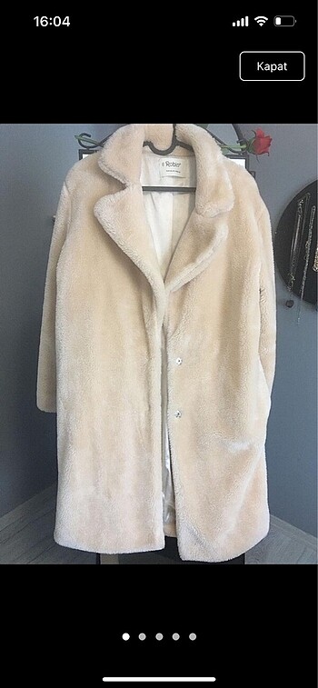 Zara Tüylü teddy kaban