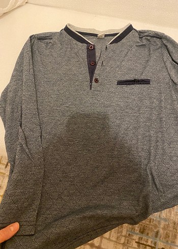 Çift kaplan erkek pijama üstü - Görsel 5