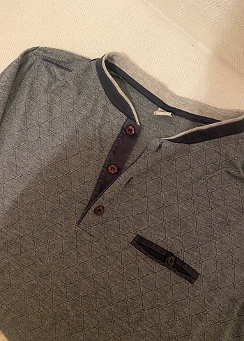 Çift kaplan erkek pijama üstü - Görsel 4