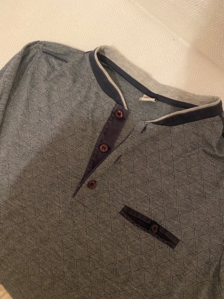 Çift kaplan erkek pijama üstü - Görsel 4