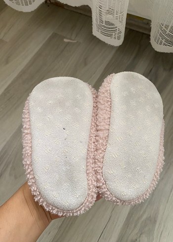 Kız Çocuk Pembe Peluş Ev pandufu - Görsel 2