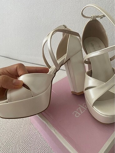 Platform gelinlik ayakkabısı - Görsel 5