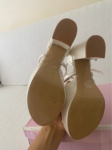 Platform gelinlik ayakkabısı - Görsel 7