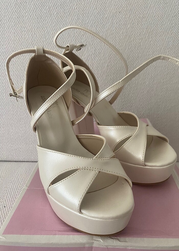 Platform gelinlik ayakkabısı - Görsel 2