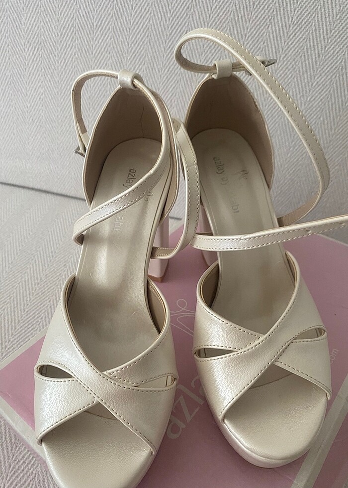 Platform gelinlik ayakkabısı - Görsel 4