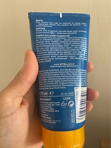  Beden Nivea güneş kremi