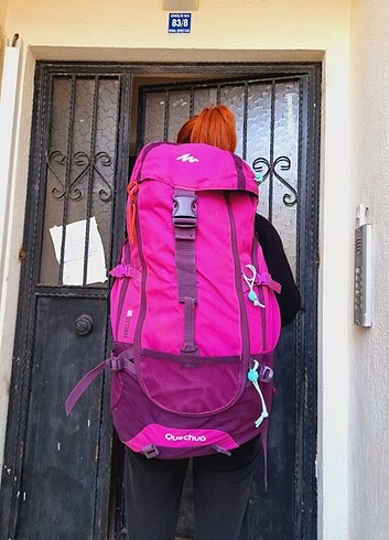 Quechua trekking 50lt sırt çantası