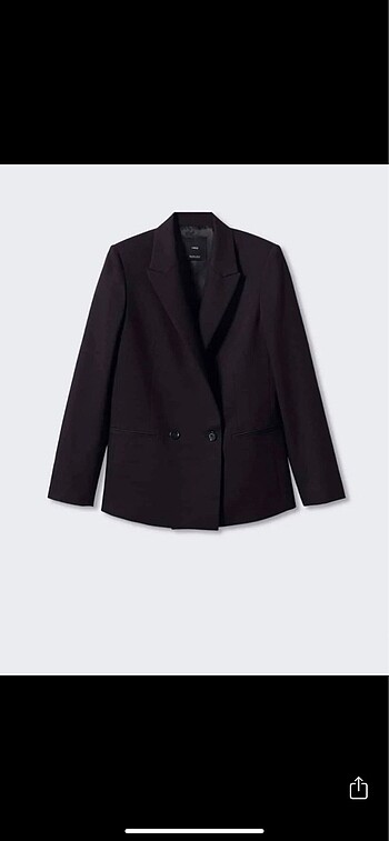 xs Beden Siyah Blazer Ceket