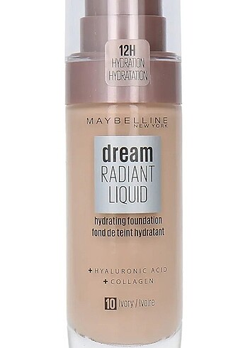 Maybelline Fondöten Dream Satin Serisi.10 İvory