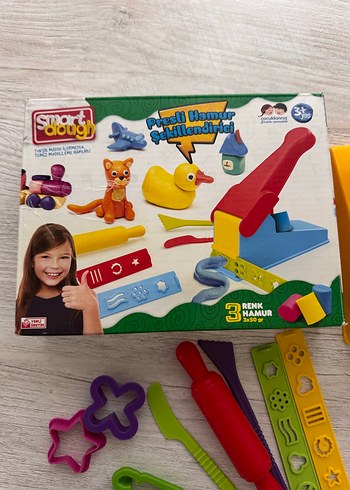 Renkli Eğitici Oyun Hamuru Seti - Görsel 2