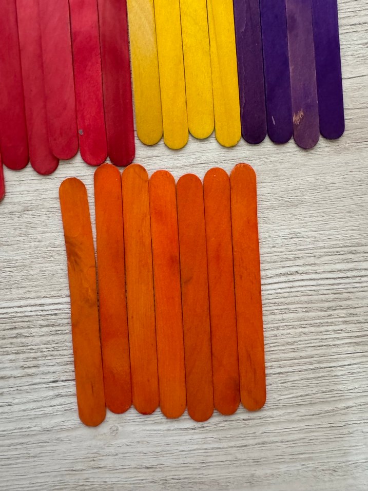 Renkli Ahşap Çubuk Oyuncak - Görsel 2