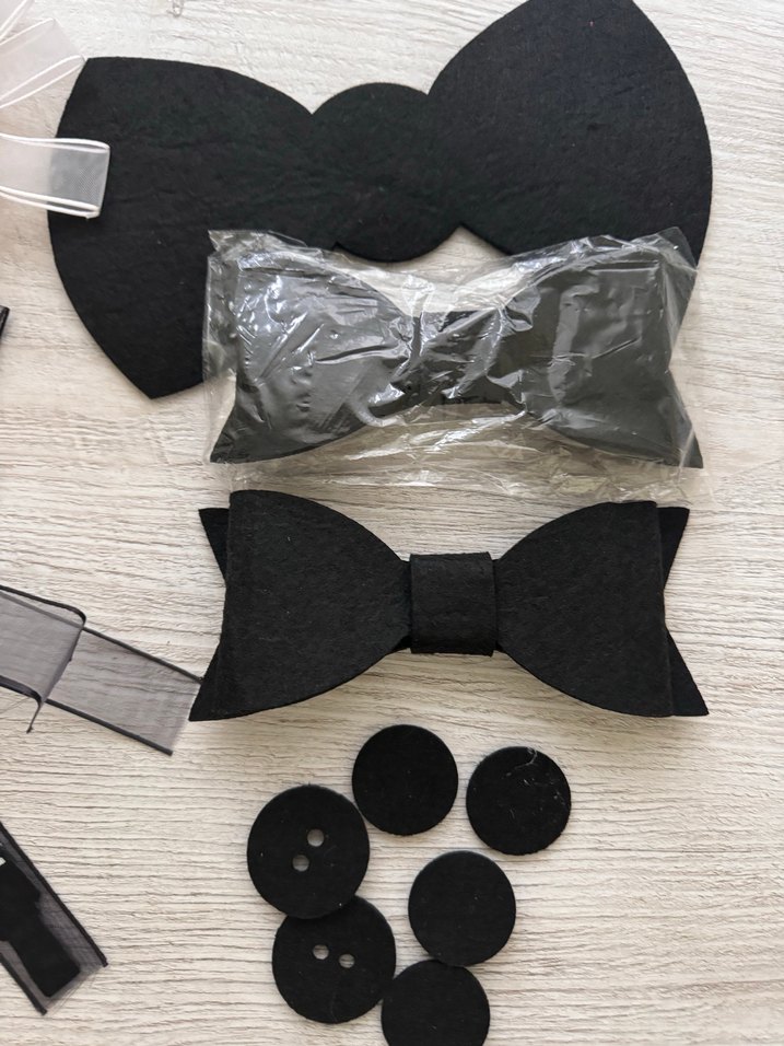 Siyah Damat Bohçası Düğün Aksesuarları Seti - Görsel 2