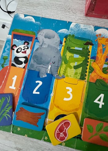 Renkli 1'den 10'a Sayı Öğrenme Çocuk Yapbozu - Görsel 3