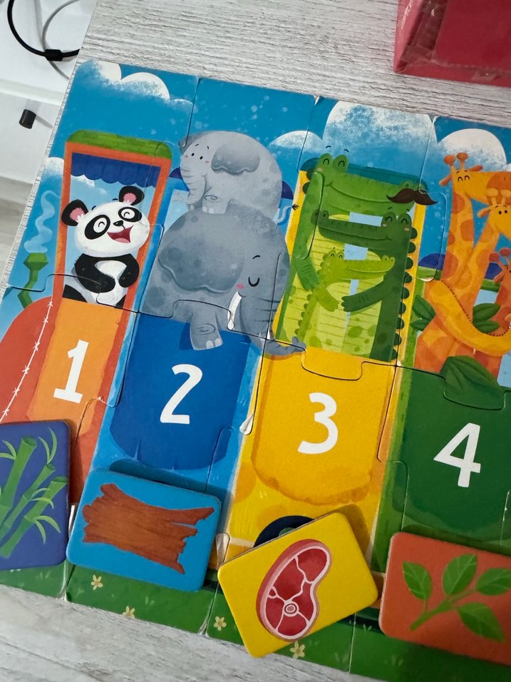 Renkli 1'den 10'a Sayı Öğrenme Çocuk Yapbozu - Görsel 3