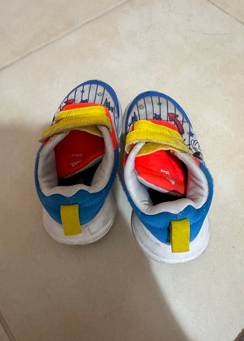 Erkek Çocuk Renkli Cırt Cırtlı Spor Ayakkabı - Görsel 3