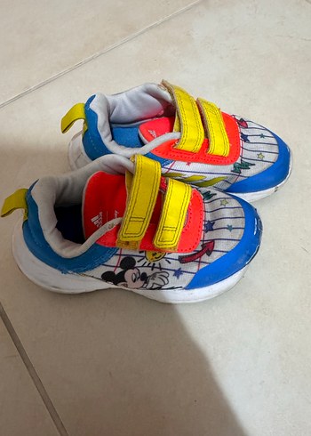 Erkek Çocuk Renkli Cırt Cırtlı Spor Ayakkabı - Görsel 2