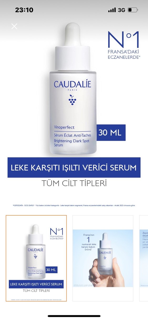 Caudalie Vinoperfect Leke Karşıtı Serum - Görsel 3