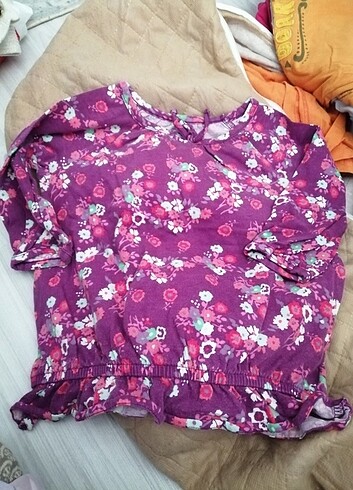 18-24 Ay Beden çeşitli Renk Bluz kız çocuk