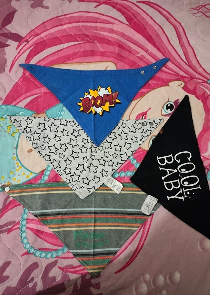 Erkek bebek fularları - Görsel 2