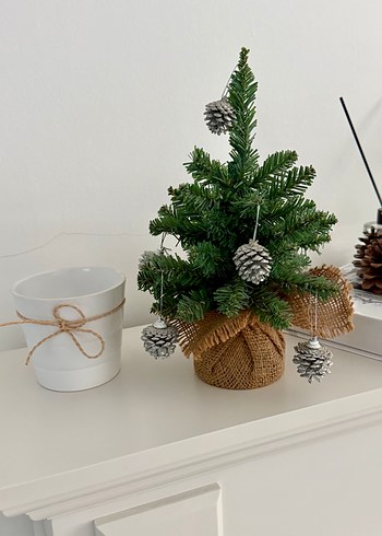 Mini süs yılbaşı çam ağacı - Görsel 3