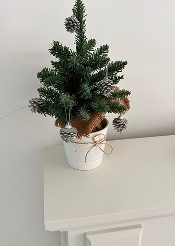 Mini süs yılbaşı çam ağacı - Görsel 2