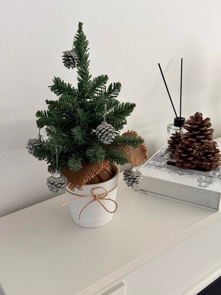 Mini süs yılbaşı çam ağacı - Görsel 4