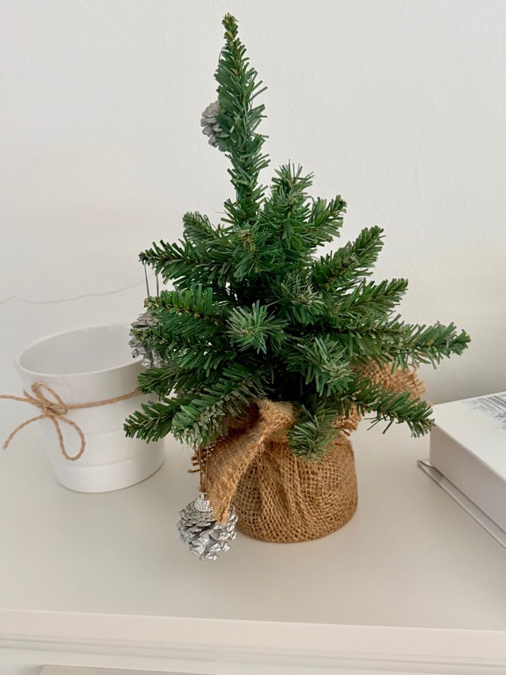 Mini süs yılbaşı çam ağacı - Görsel 5