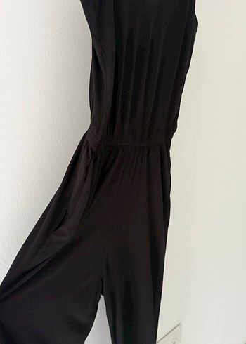 Yazlık askılı dökümlü tulum - Görsel 2