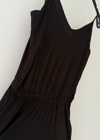 Yazlık askılı dökümlü tulum - Görsel 8