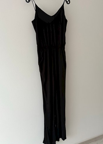 Yazlık askılı dökümlü tulum - Görsel 3