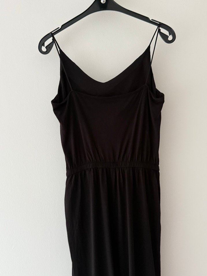 Yazlık askılı dökümlü tulum - Görsel 4