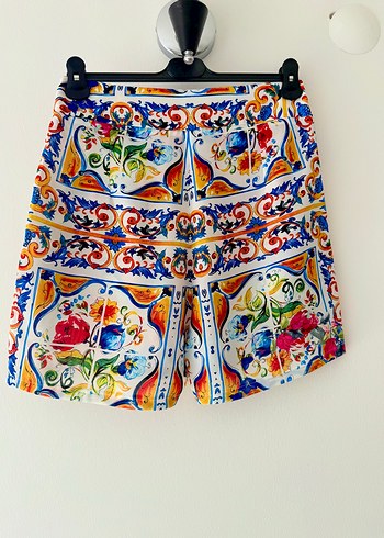 Renkli Bohem Şort - Görsel 5