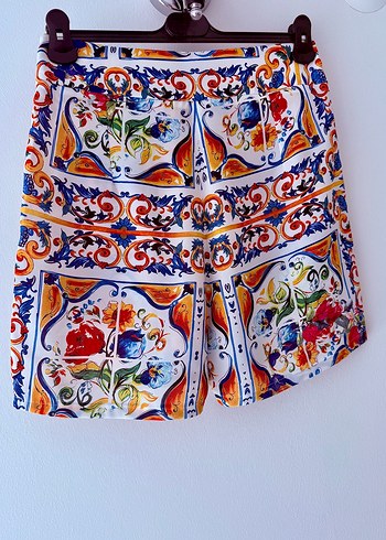 Renkli Bohem Şort - Görsel 8