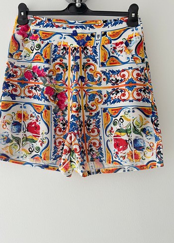 Renkli Bohem Şort - Görsel 3