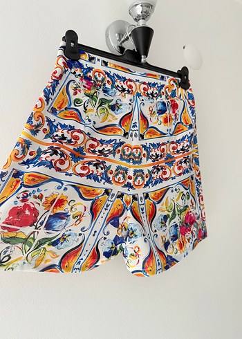 Renkli Bohem Şort - Görsel 10