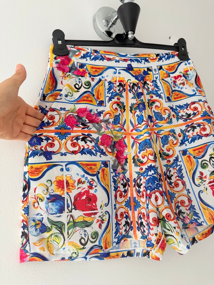 Renkli Bohem Şort - Görsel 2