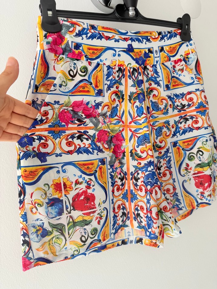 Renkli Bohem Şort - Görsel 4