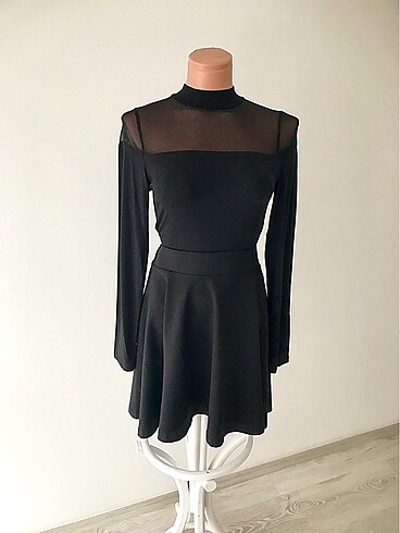 Tül detay bluz - Görsel 6