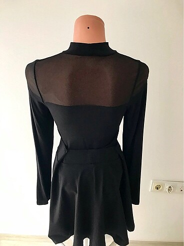 Tül detay bluz - Görsel 7