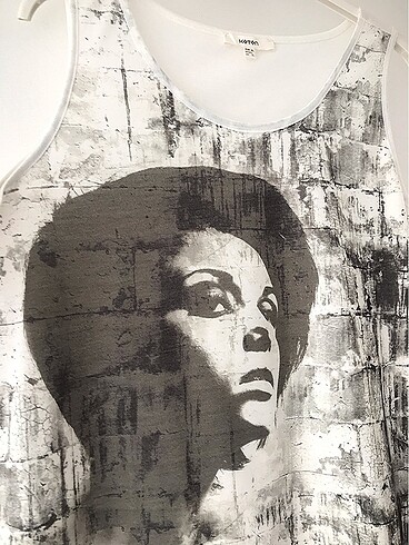 Baskılı Askılı Bluz - Görsel 3