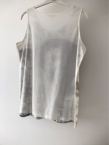 Baskılı Askılı Bluz - Görsel 5