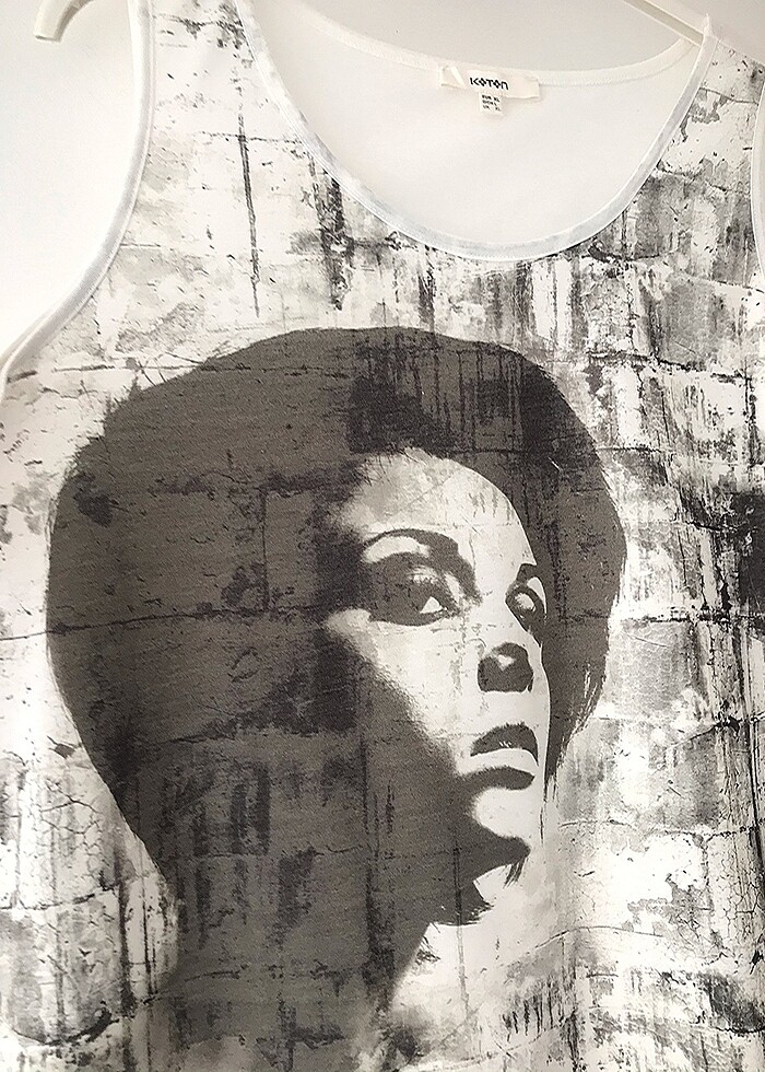 Baskılı Askılı Bluz - Görsel 3