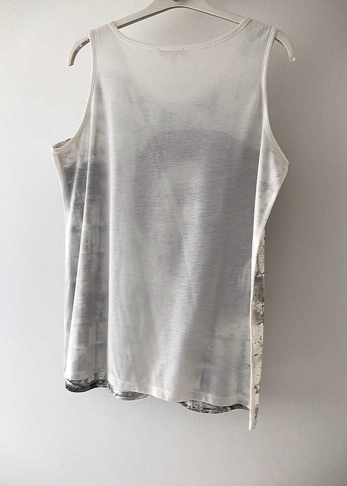 Baskılı Askılı Bluz - Görsel 5