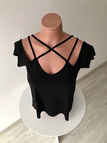 Yaka detaylı bluz - Görsel 6